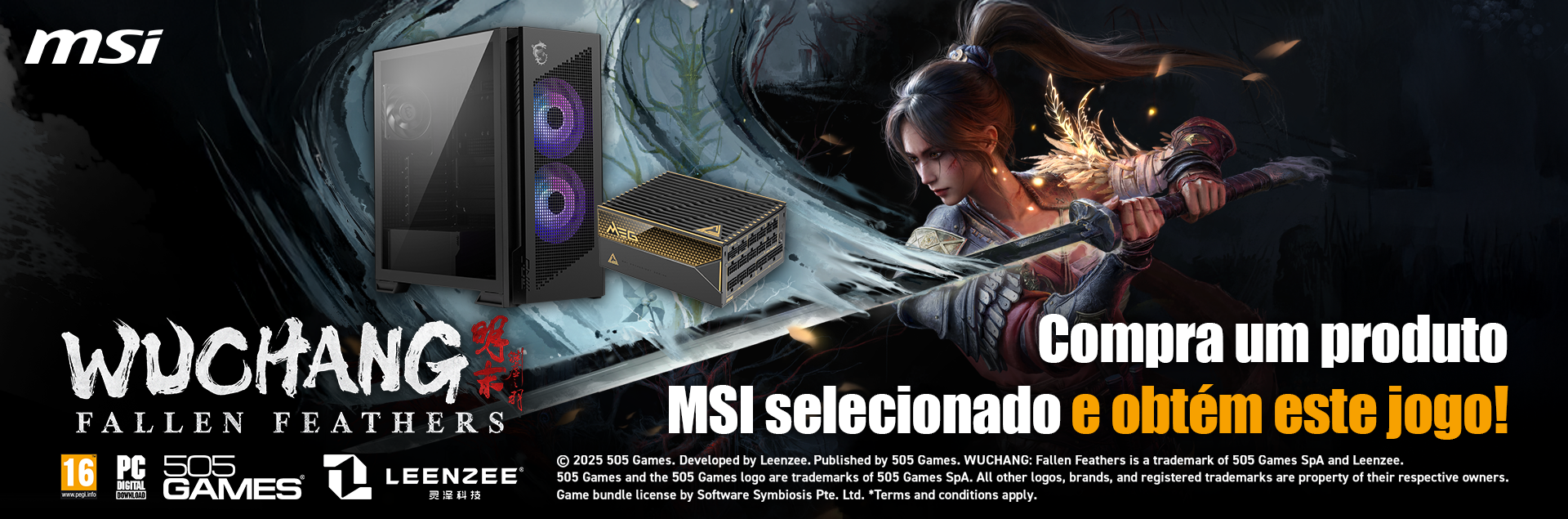 MSI: oferta jogo Wuchang: Fallen Feathers